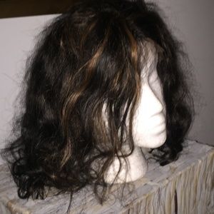 Mixed Color Wavy Human Wig